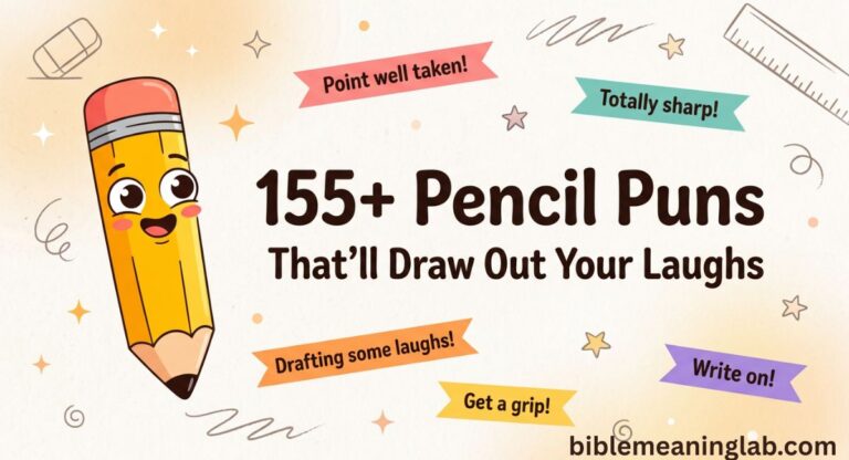 155+ Pencil Puns That’ll Draw Out Your Laughs(Updated 2k26)