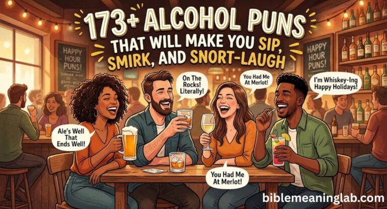 173+ Alcohol Puns That Will Make You Sip, Smirk, and Snort-Laugh