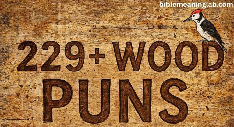 229+ Wood Puns That Will Leave You Stumped (In a Good Way)