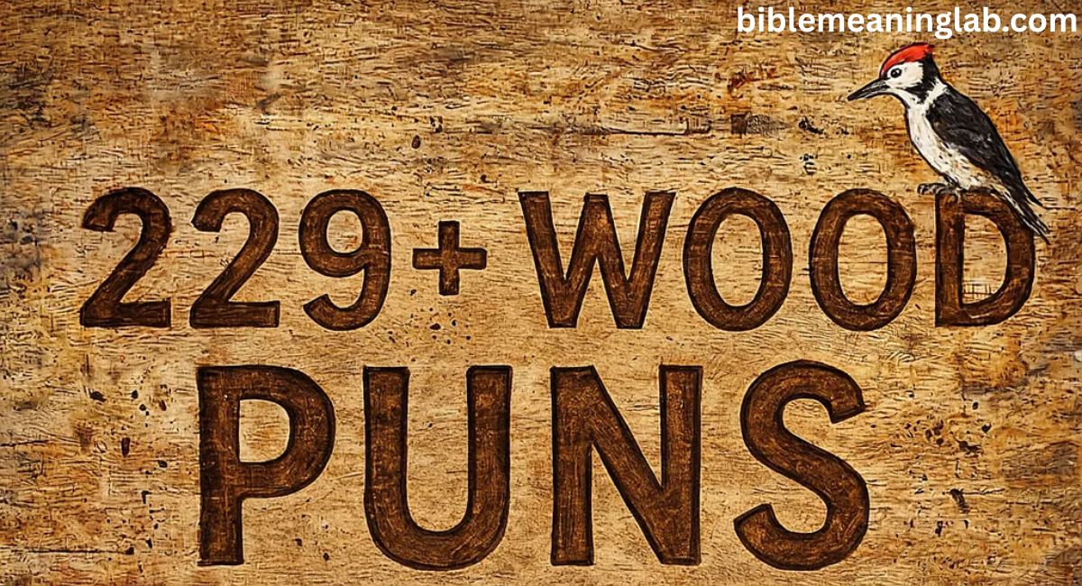 229+ Wood Puns That Will Leave You Stumped (In a Good Way)