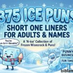 375 Ice Puns: Short One Liners For Adults & Names
