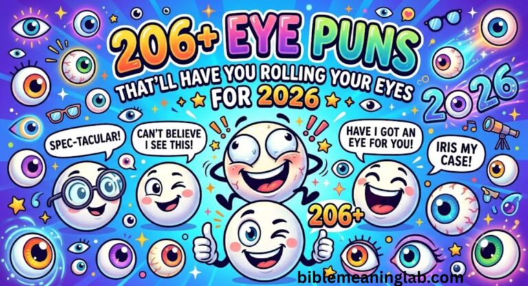 206+ Eye Puns That’ll Have You Rolling Your Eyes For 2026