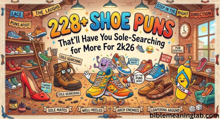 228+ Shoe Puns That’ll Have You Sole-Searching for More For 2k26 👟😂