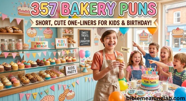 357 Bakery Puns: Short Cute One Liners For Kids & Birthday