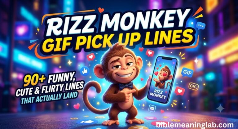 Rizz Monkey GIF Pick Up Lines: 90+ Funny, Cute & Flirty Lines That Actually Land