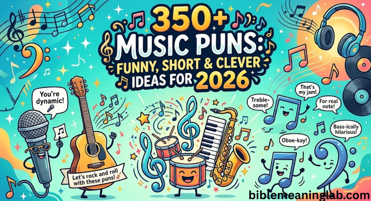 🎵 350+ Music Puns: Funny, Short & Clever Ideas for 2026
